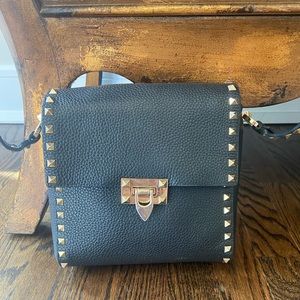 Authentic Valentino Black Crossbody Bag